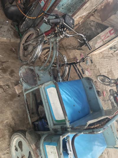 معزور افرد کے لئے اسپیشل سلف سٹارٹ رکشہ 03000087175. . 80000