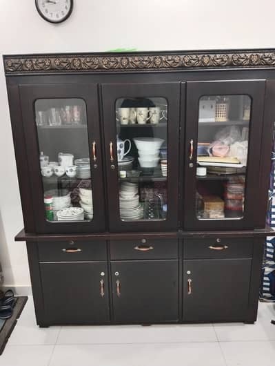 Kitchen showcase, Glass showcase, Cabinet, Kitchen Cabinet