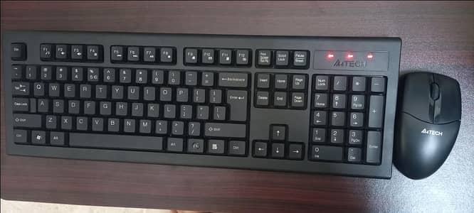 A4Tech Wireless Keyboard & Mouse Combo-Nano USB Receiver