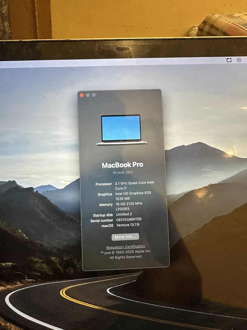 MacBook Pro 2017 6