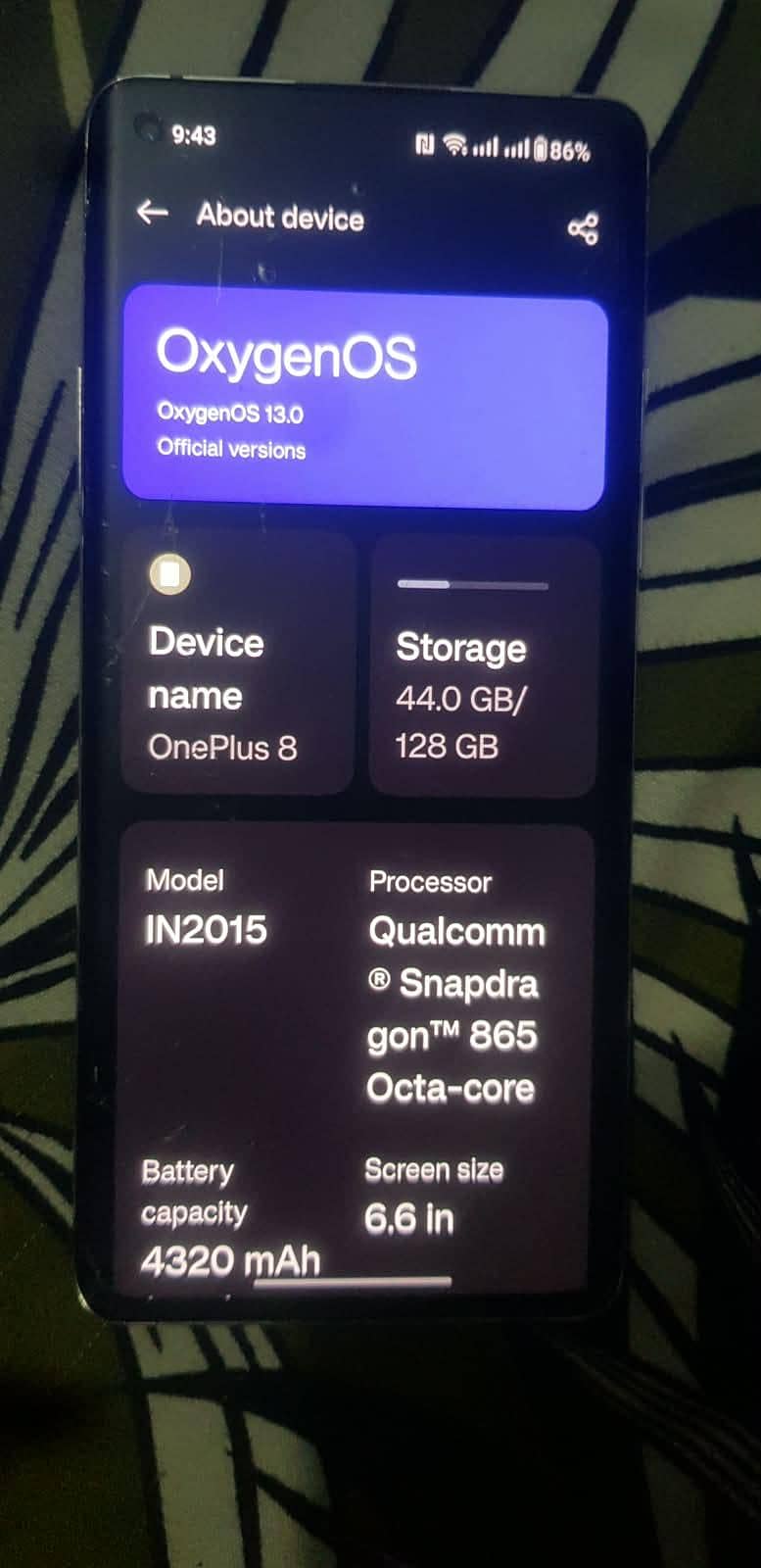 One Plus 8 6