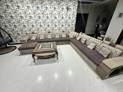 11 seater L shape sofa full set