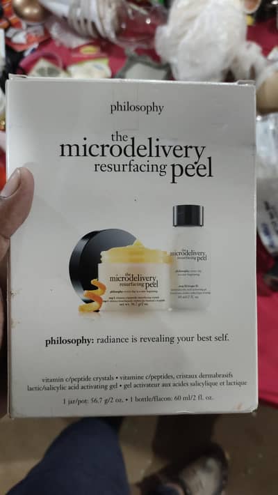 Face scrub peel kit