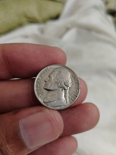 American Five Cents 1983-D