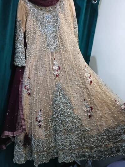 Beautiful Hand Ambroided Zari Maxi . . worn once. . 10/10 condition. .