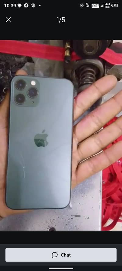 Apple iPhone11pro closer green  10by9 BH service GB 64 no repair no ch