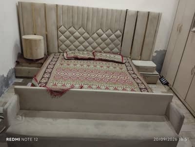 Bedroom Furniture Set – Bed, Dressing & TV Cabinet Almari |
