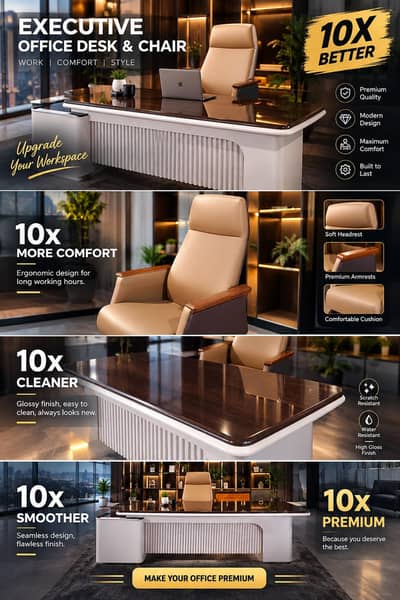 OFFICE TABLE AND CHAIR