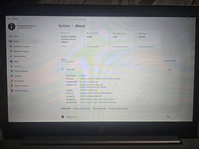 hp probook i7 8th Gen 16/256 2gb graphic card