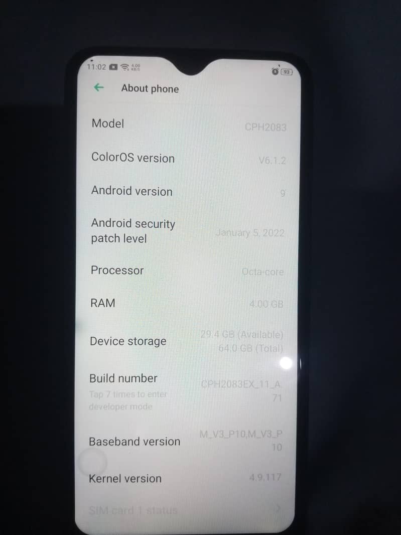 OPPO A12 0