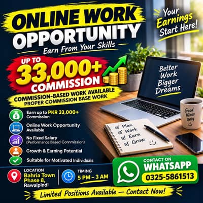 Office Work Available - Ads Posting Work
