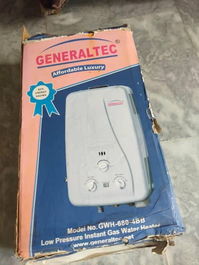 Urgent Sale Brand New Generaltec Instant Gas Geyser (Untouched)