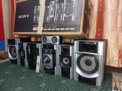 Sony sound system with box