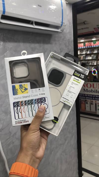 Metal and slicon phone cases