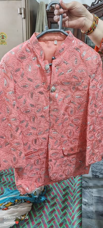 party wear very elegance pink prince coat