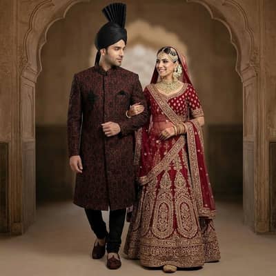 Groom Sherwani (Complete Set) for Sale