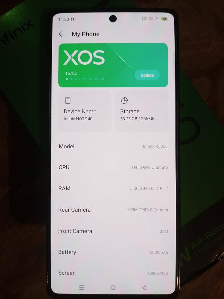 Infinix Note 40 4