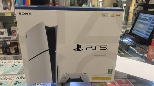 ps5 slim 1 tb disc edition 2116 model ,brand new,sealed, freshl import