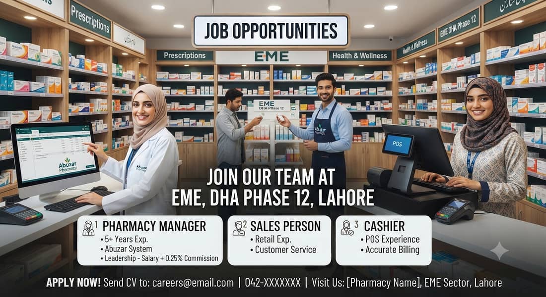 Manager for pharmacy 0