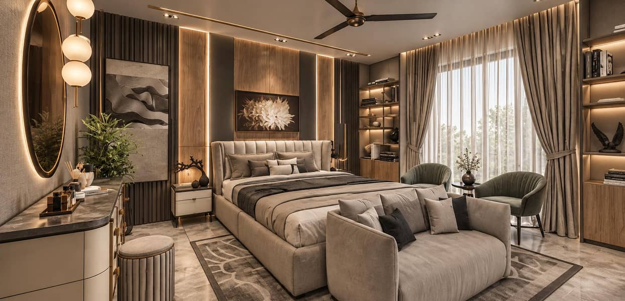 Architect Planning/3d modelling/3d views/Interior Design/ 2d design 12