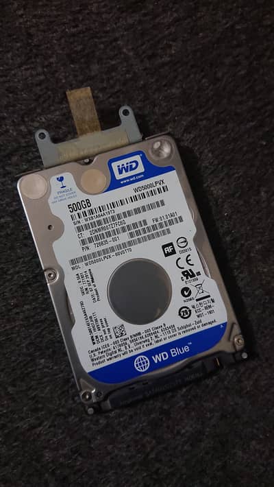 500gb WD blue sata hdd hard drive and ddr3L 4gb ram