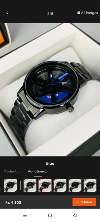 Premium wheel spinning watch high quality