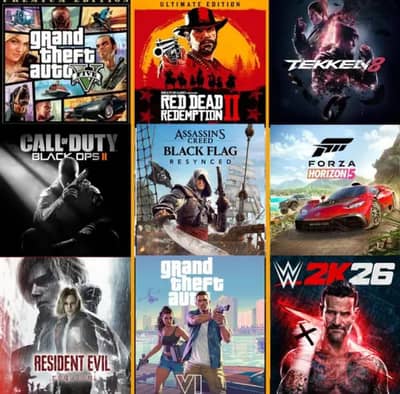 ps 4 & 5 Games | Ps Plus Membership | GTA 5 rdr 2 cricket 26 wwe2k26