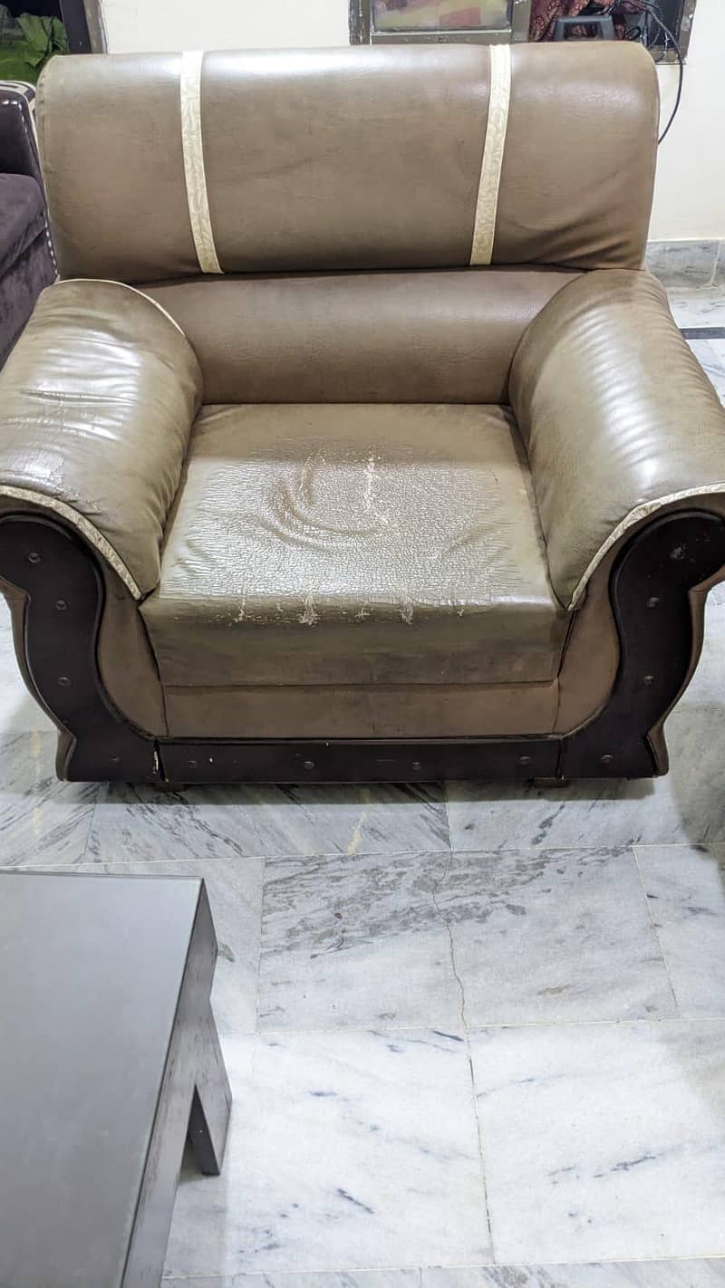 Sofa set and Table 3