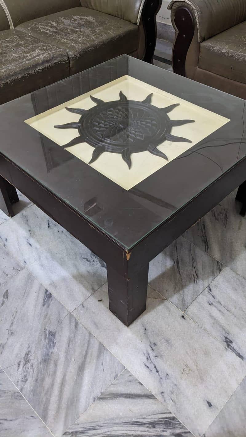 Sofa set and Table 4