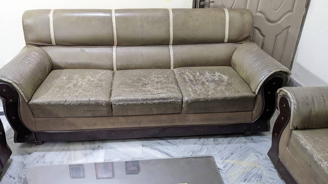 Sofa set and Table 7