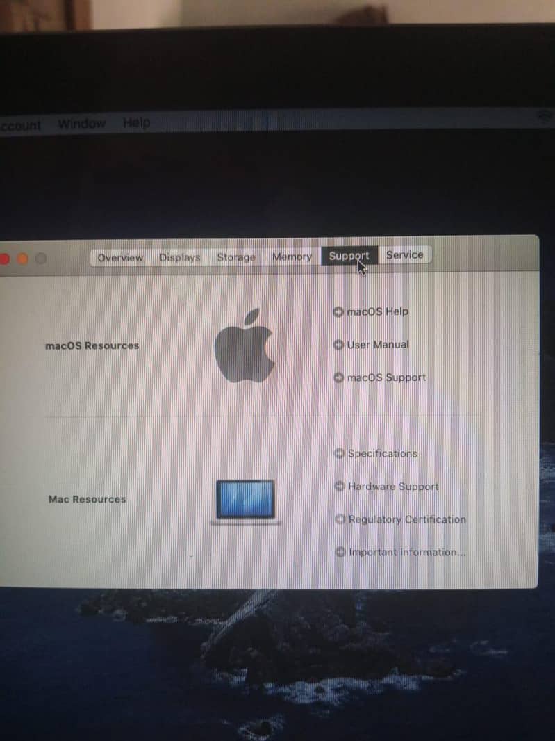 MacBook pro 11 generation 6