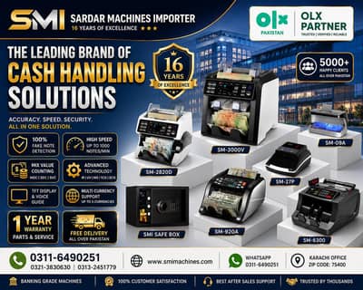 cash counting machines Mix note counting with 100% fake note detection