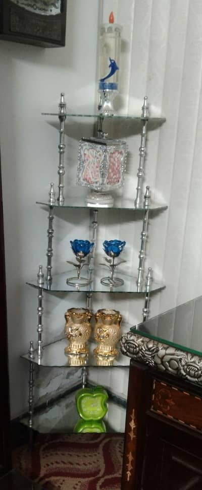 Corner Mirror Decoration Piece