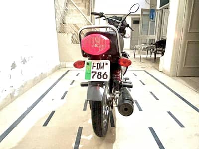 CG 125 - 2014 Model - FDW 786