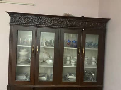 Showcase Double Door Crockery Almari