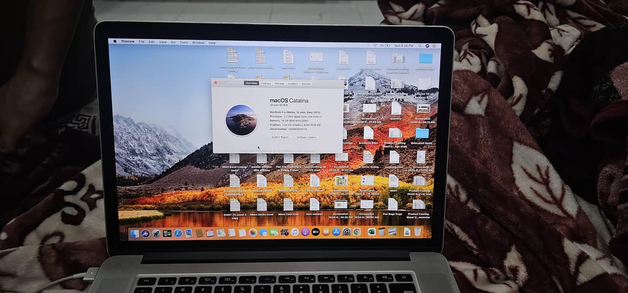 MacBook pro 2013 4