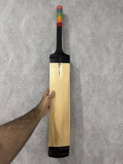 Heavy Kashmir willow Wooden tape ball cricket bat