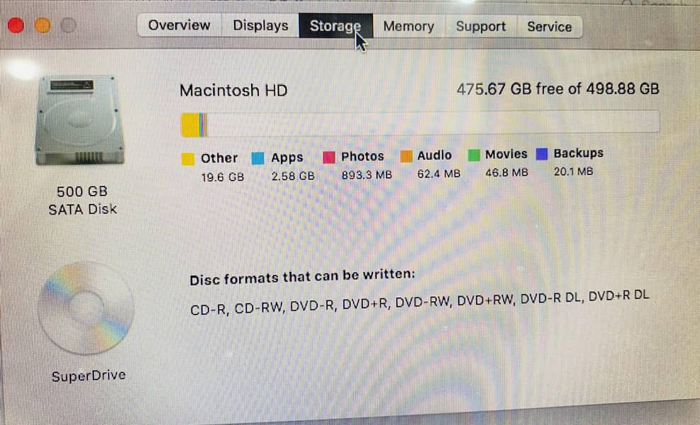 MacBook pro 2012 4