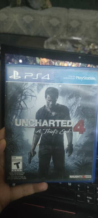 uncharted 4 cd ps4 scratchless