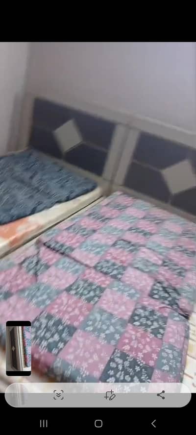 2 single bed with mattress