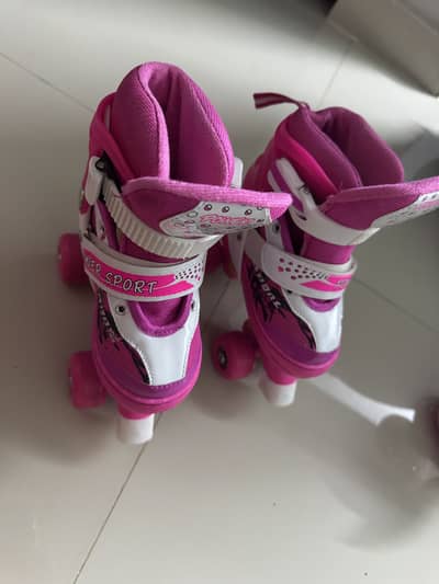 Pink skates
