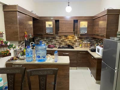 Apartment for rent 3 bed drawing dining badar commercial dha phase 5 Karachi