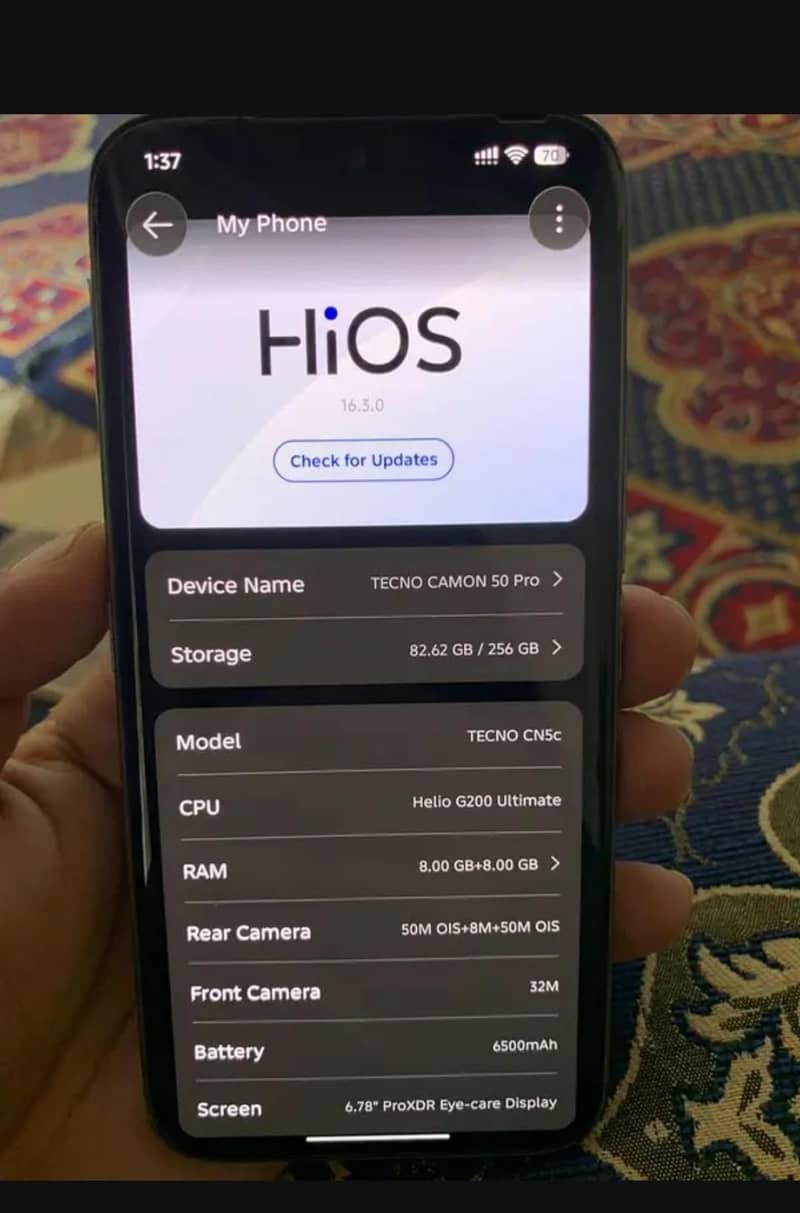 Tecno CAMON 50 pro 1