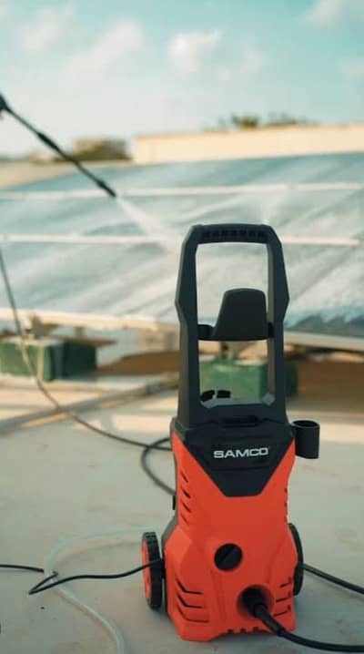 samco high pressure washer 130bar 1600wat used  ha