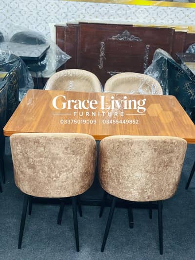 4 seaters brand new dining  table plus chairs