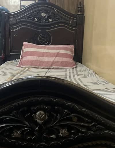 Pure Wooden Single bed