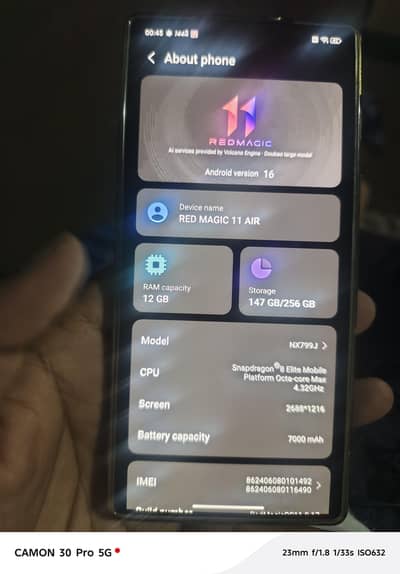 Zte red magic 11 air