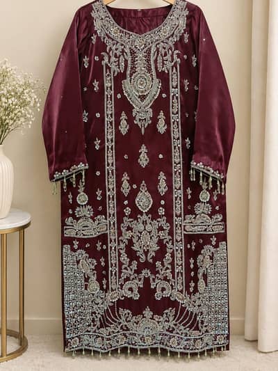 Hand Embroided Luxury Dress