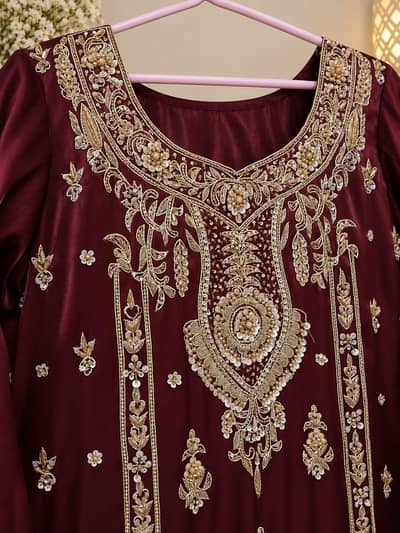Hand Embroided Luxury Dress