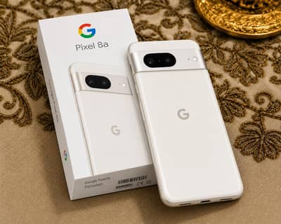 Google Pixel 8a with box 10/10 waterpack dual Sim 64MP official
